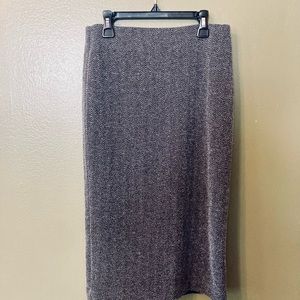 New York & Company pencil skirt gray black white stretch size 2 S  XS